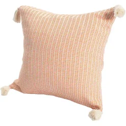 Best Kirklands Home Apricot Trapeze Organic Cotton Throw Pillow
