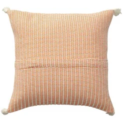 Best Kirklands Home Apricot Trapeze Organic Cotton Throw Pillow