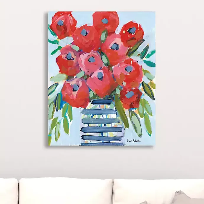 Best Kirklands Home April Shower Give Me Flowers Canvas Art Print Multi