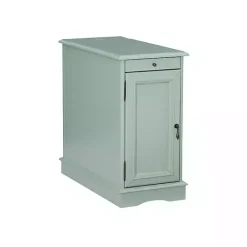 Clearance Kirklands Home Aqua Accent Table with Charging Station Blue