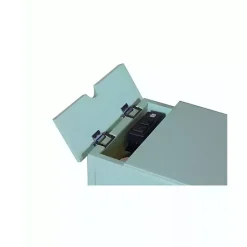 Clearance Kirklands Home Aqua Accent Table with Charging Station Blue