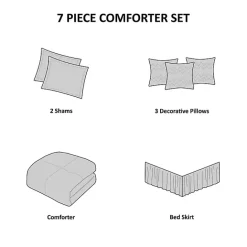 Best Kirklands Home Aqua Coastal 7-pc. King Comforter Set