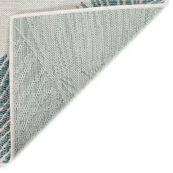 Clearance Kirklands Home Aqua Forest Leaf Indoor/Outdoor Area Rug, 6x9