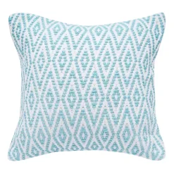 Best Kirklands Home Aqua Harlequin Indoor/Outdoor Pillow