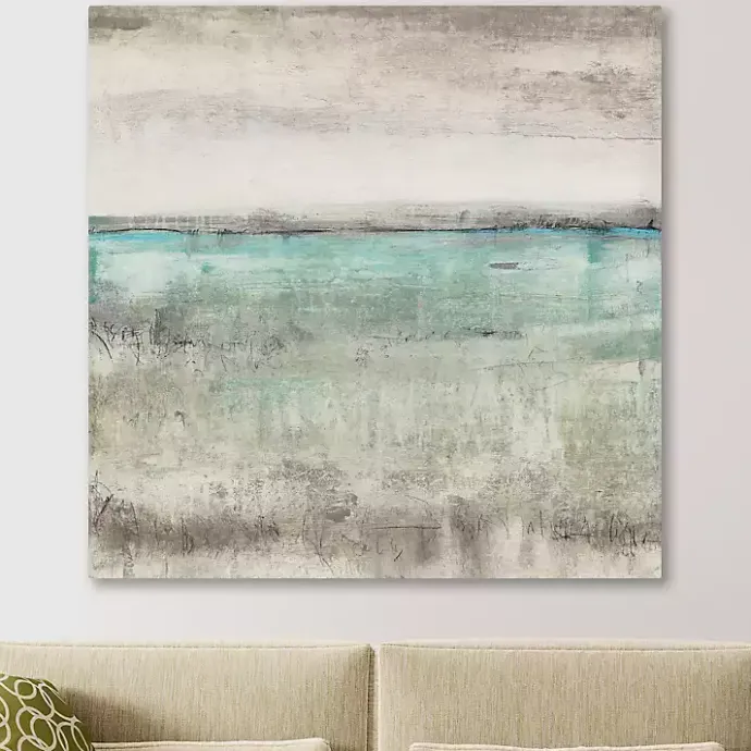 Online Kirklands Home Aqua Horizon Giclee Canvas Art Print