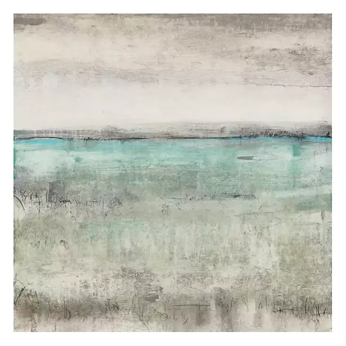 Online Kirklands Home Aqua Horizon Giclee Canvas Art Print