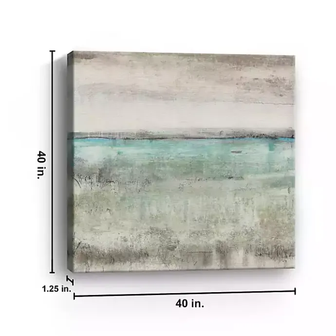 Online Kirklands Home Aqua Horizon Giclee Canvas Art Print