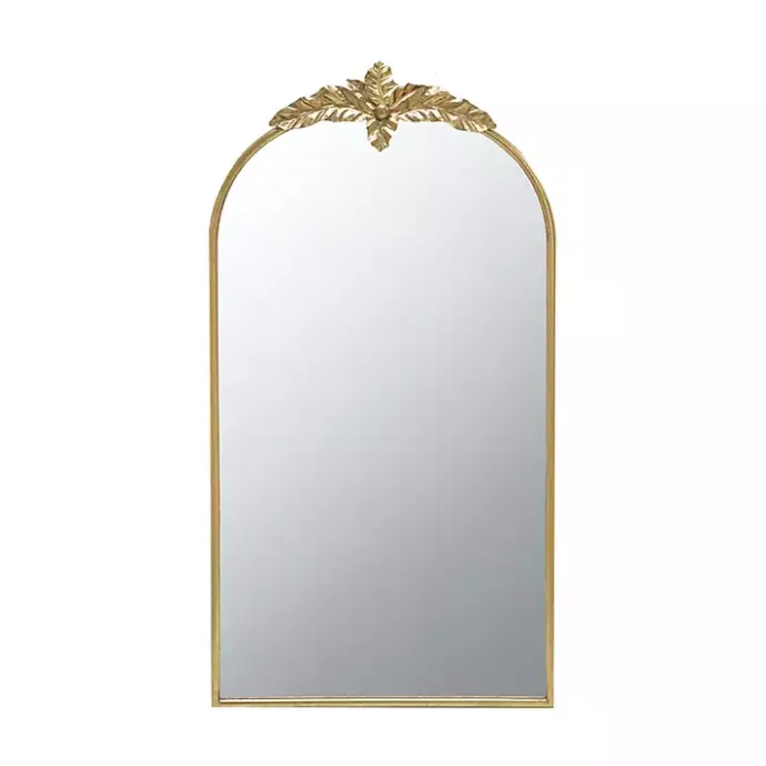 Sale Kirklands Home Arch Gold Leaf Top Mirror