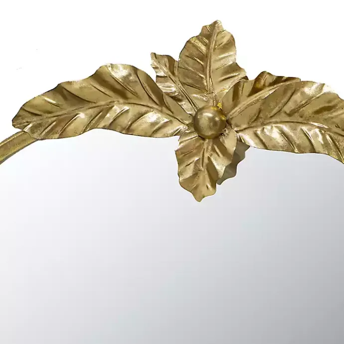 Sale Kirklands Home Arch Gold Leaf Top Mirror