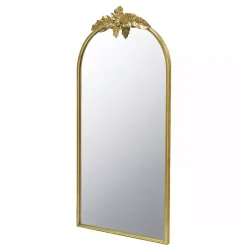 Sale Kirklands Home Arch Gold Leaf Top Mirror