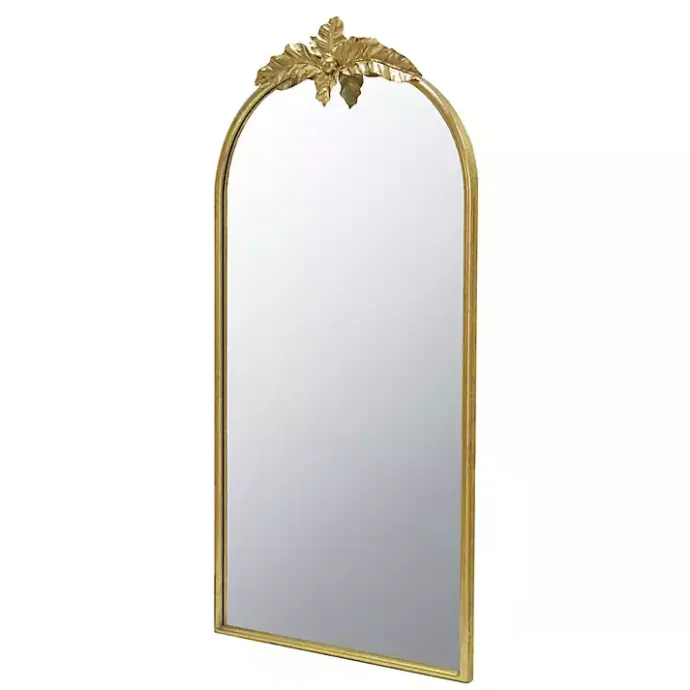 Sale Kirklands Home Arch Gold Leaf Top Mirror
