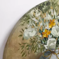 New Kirklands Home Arched Floral Mason Jar Canvas Art Print