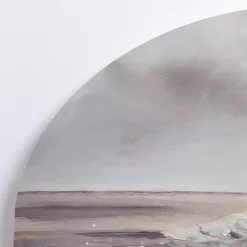 New Kirklands Home Arched Shoreline Canvas Art Print Gray