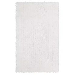 Online Kirklands Home Arctic Lofty Pile Chenille Bath Mat, 34 in. White
