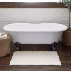 Sale Kirklands Home Arctic Lofty Pile Chenille Bath Mat, 60 in. White