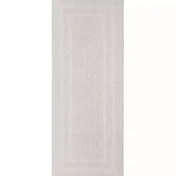 Outlet Kirklands Home Arctic Plush Reversible Cotton Bath Mat, 60 in. White