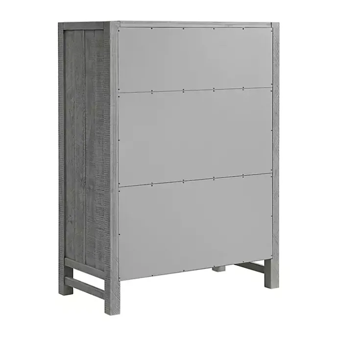 Kirklands Home Arden Wood 5-Drawer Chest Gray