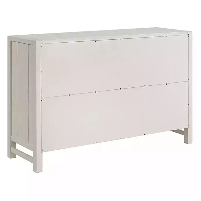 Kirklands Home Arden Wood 6-Drawer Dresser White