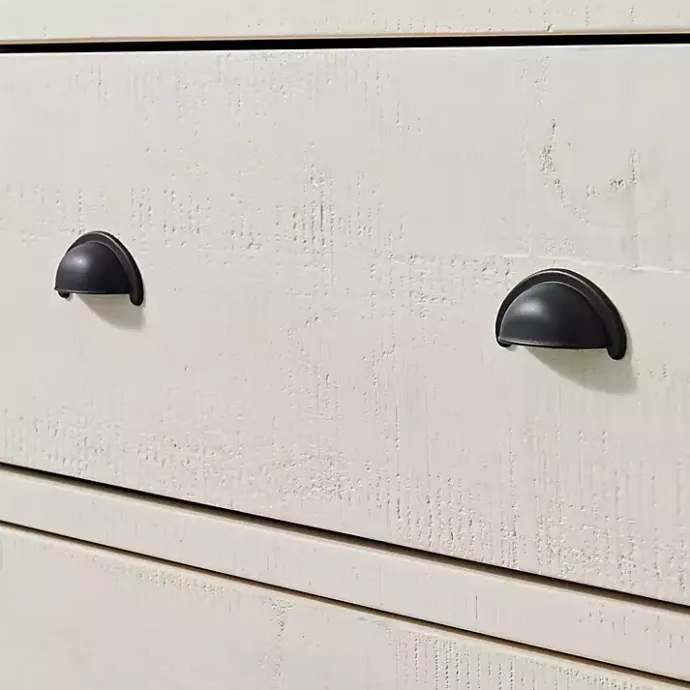 Kirklands Home Arden Wood 6-Drawer Dresser White