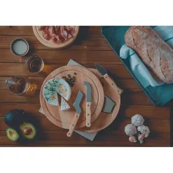 Best Kirklands Home Arkansas Razorbacks Cheese Board and Tool Set Tan