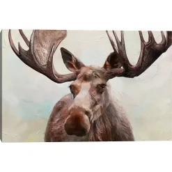 Hot Kirklands Home Artful Moose Canvas Art Print Brown