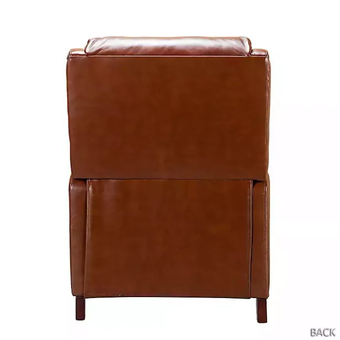 Best Kirklands Home Arturo Leather Wingback Recliner Brown