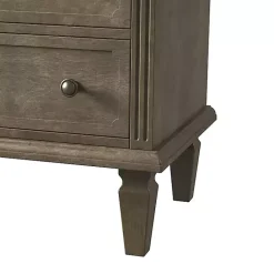 Discount Kirklands Home Ash 2-Drawer Wood Nightstand Brown