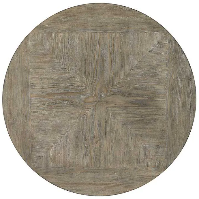 Best Kirklands Home Ash Round Nailhead Side Table Gray