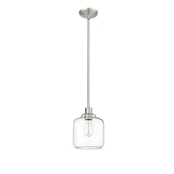 New Kirklands Home Asheville Glass Globe Pendant Light Silver