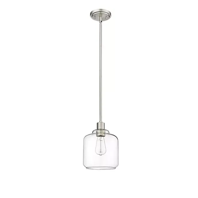 New Kirklands Home Asheville Glass Globe Pendant Light Silver