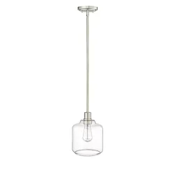 New Kirklands Home Asheville Glass Globe Pendant Light Silver