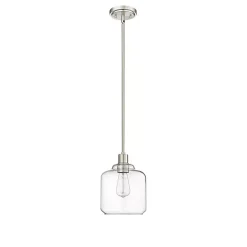 New Kirklands Home Asheville Glass Globe Pendant Light Silver