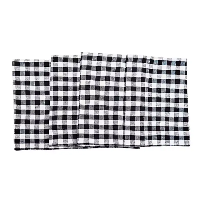 Sale Kirklands Home Ashford Buffalo Check Table Runner Black