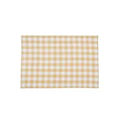 Clearance Kirklands Home Ashford Buffalo Check Placemats, Set of 6 Yellow