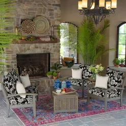 Best Kirklands Home Ashland Jacobean 2-pc. Outdoor Deep Seat Cushion