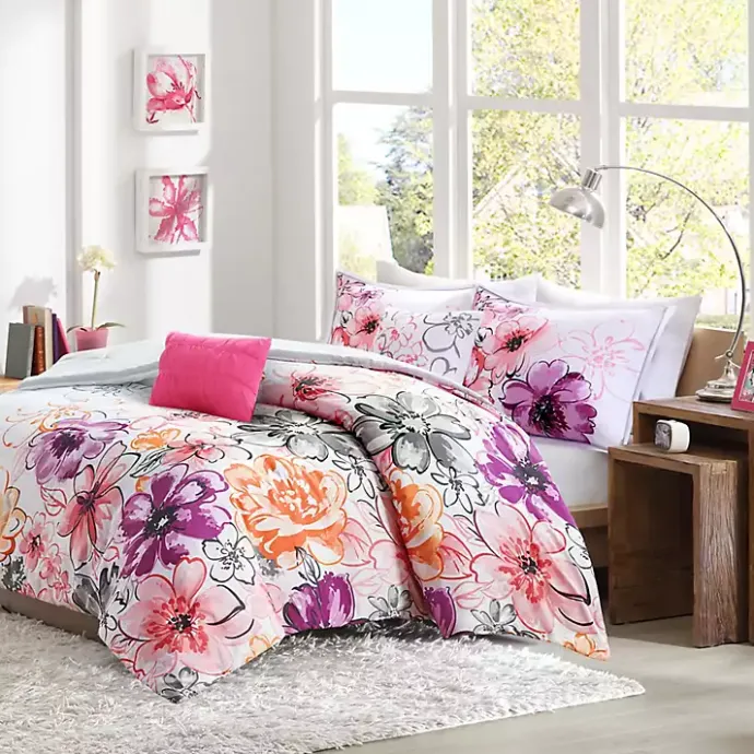 Sale Kirklands Home Ashley Floral Full/Queen 5-pc. Comforter Set
