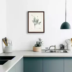 Sale Kirklands Home Astragalus Greenery Black Beaded Framed Art Print