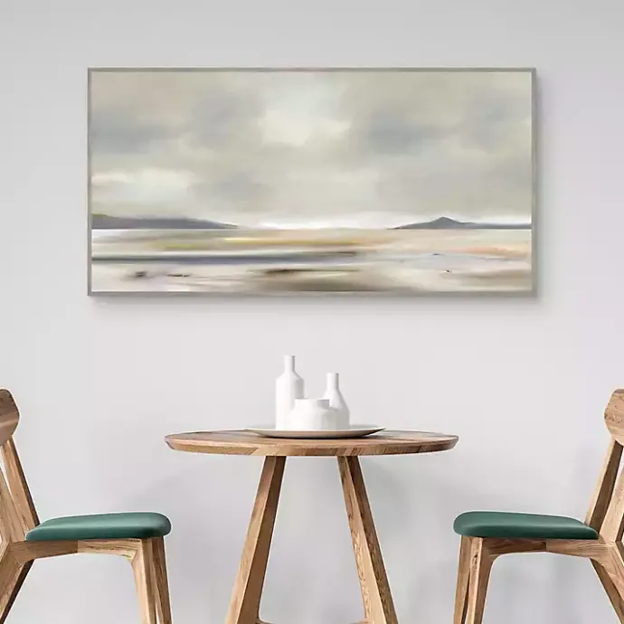 Discount Kirklands Home At Peace Framed Canvas Art Print Gray