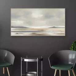 Discount Kirklands Home At Peace Framed Canvas Art Print Gray