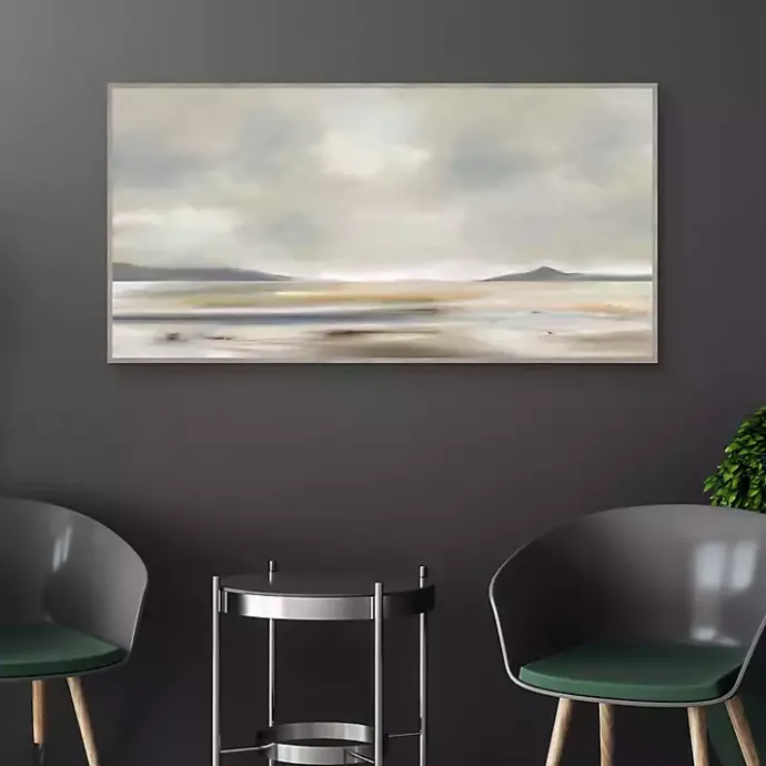 Discount Kirklands Home At Peace Framed Canvas Art Print Gray