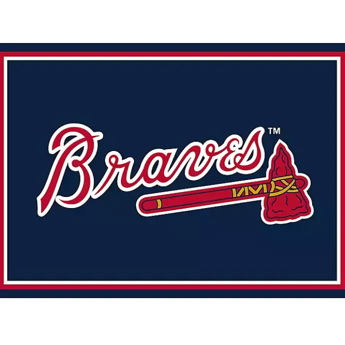 Best Kirklands Home Atlanta Braves Spirit Rug, 3x4
