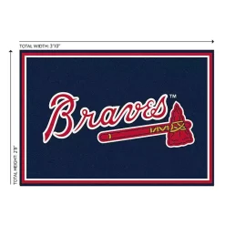 Best Kirklands Home Atlanta Braves Spirit Rug, 3x4