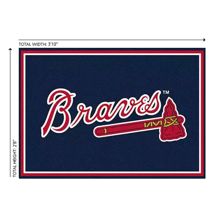 Best Kirklands Home Atlanta Braves Spirit Rug, 3x4