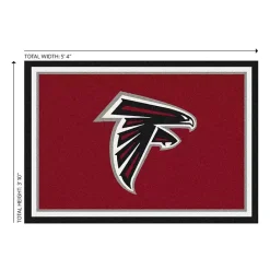 Sale Kirklands Home Atlanta Falcons Area Rug, 4x6 Red