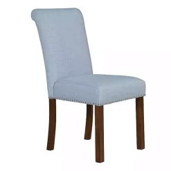 Best Kirklands Home Aubrey Upholstered 2-pc. Dining Chair Set Blue