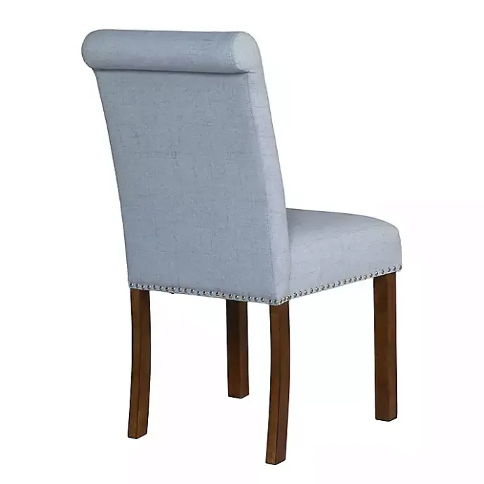 Best Kirklands Home Aubrey Upholstered 2-pc. Dining Chair Set Blue