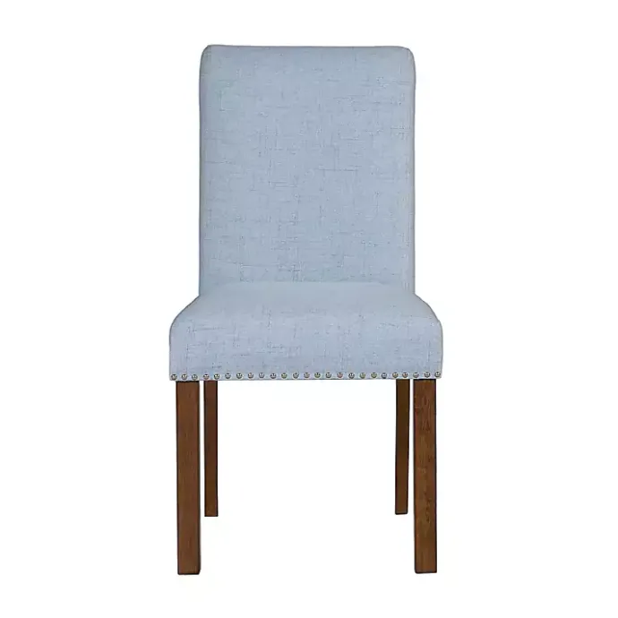 Best Kirklands Home Aubrey Upholstered 2-pc. Dining Chair Set Blue