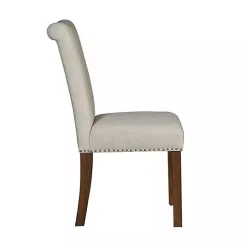 Outlet Kirklands Home Aubrey Natural Upholstered 2-pc. Dining Chair Set Tan