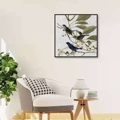 Discount Kirklands Home Audubon Indigo Bird Framed Canvas Art Print