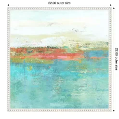 Hot Kirklands Home August Haze Framed Canvas Art Print